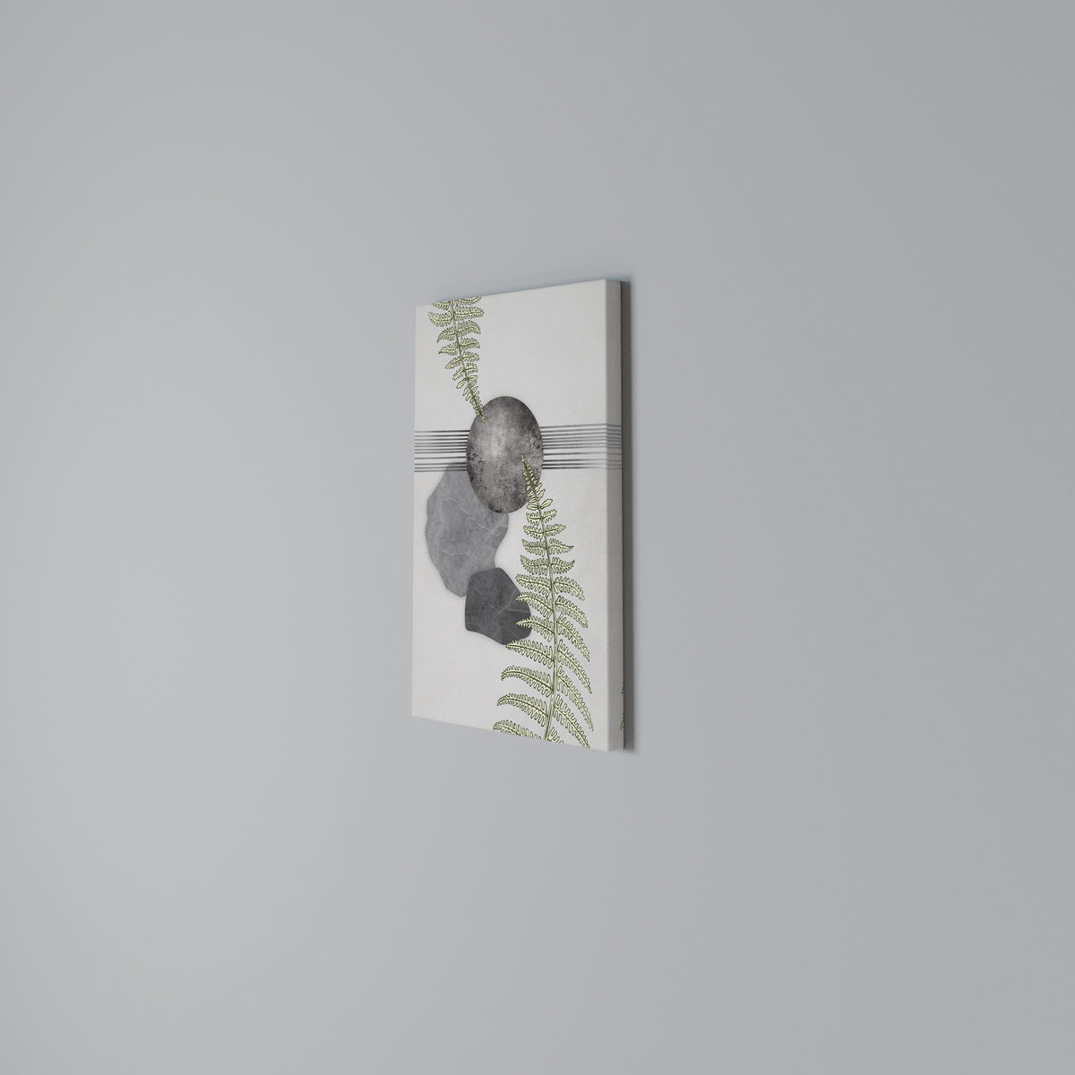 FERN MELANCHOLY Κατακόρυφος Πίνακας σε Καμβά