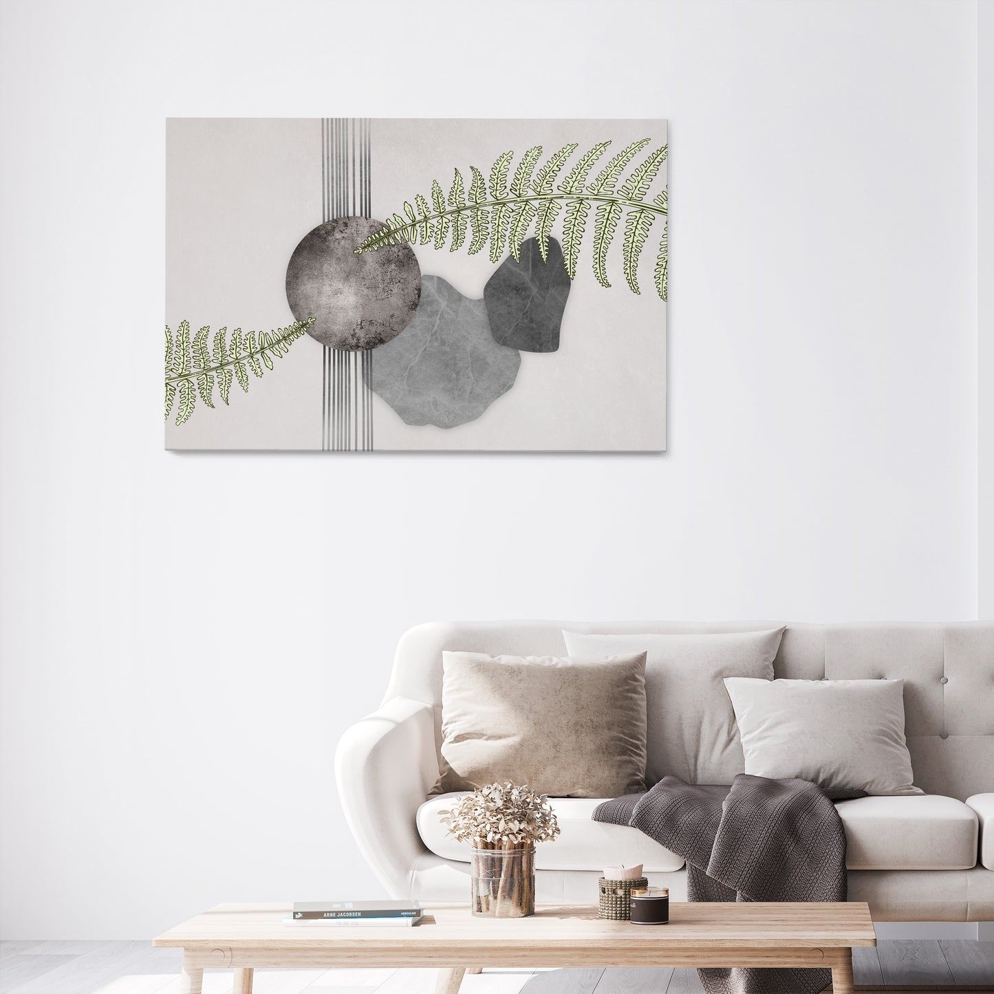 FERN MELANCHOLY Horizontal Canvas Print