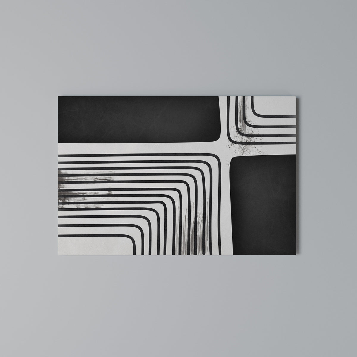 DARKSIDE OF THE LINE Horizontal Canvas Print