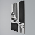 DARKSIDE OF THE LINE Vertical Canvas Print