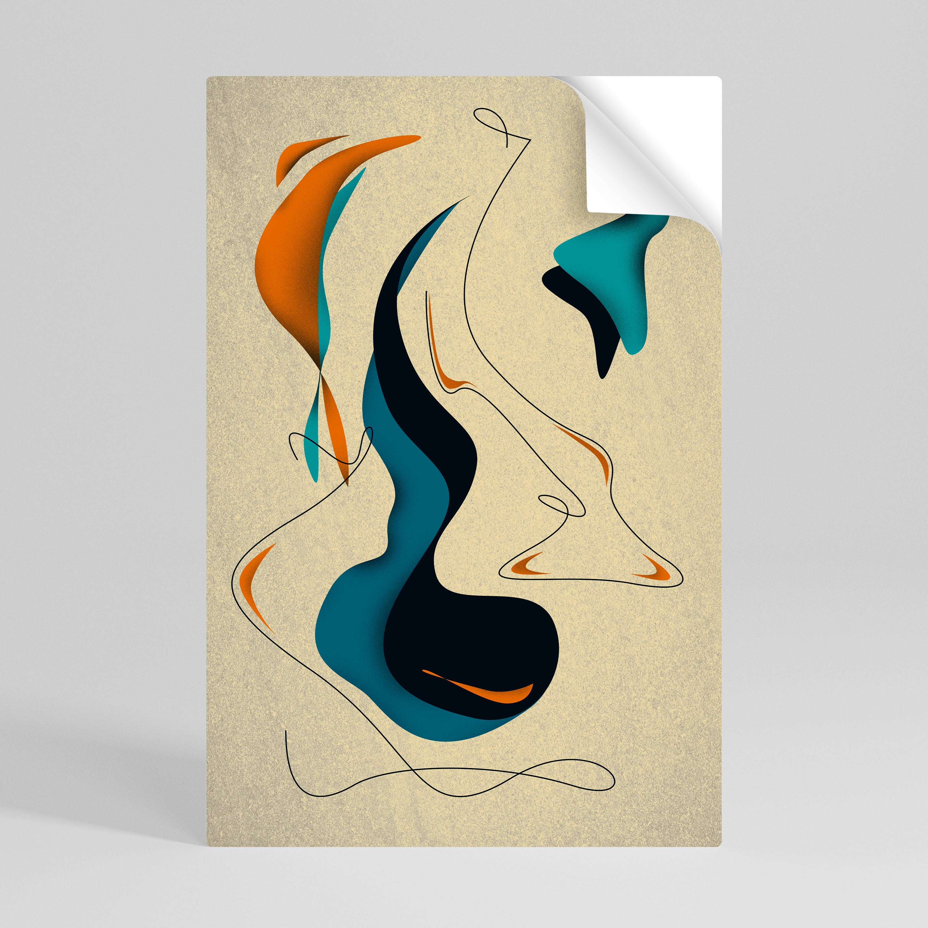 DREAMY DAZE Peel and Stick Vertical Poster