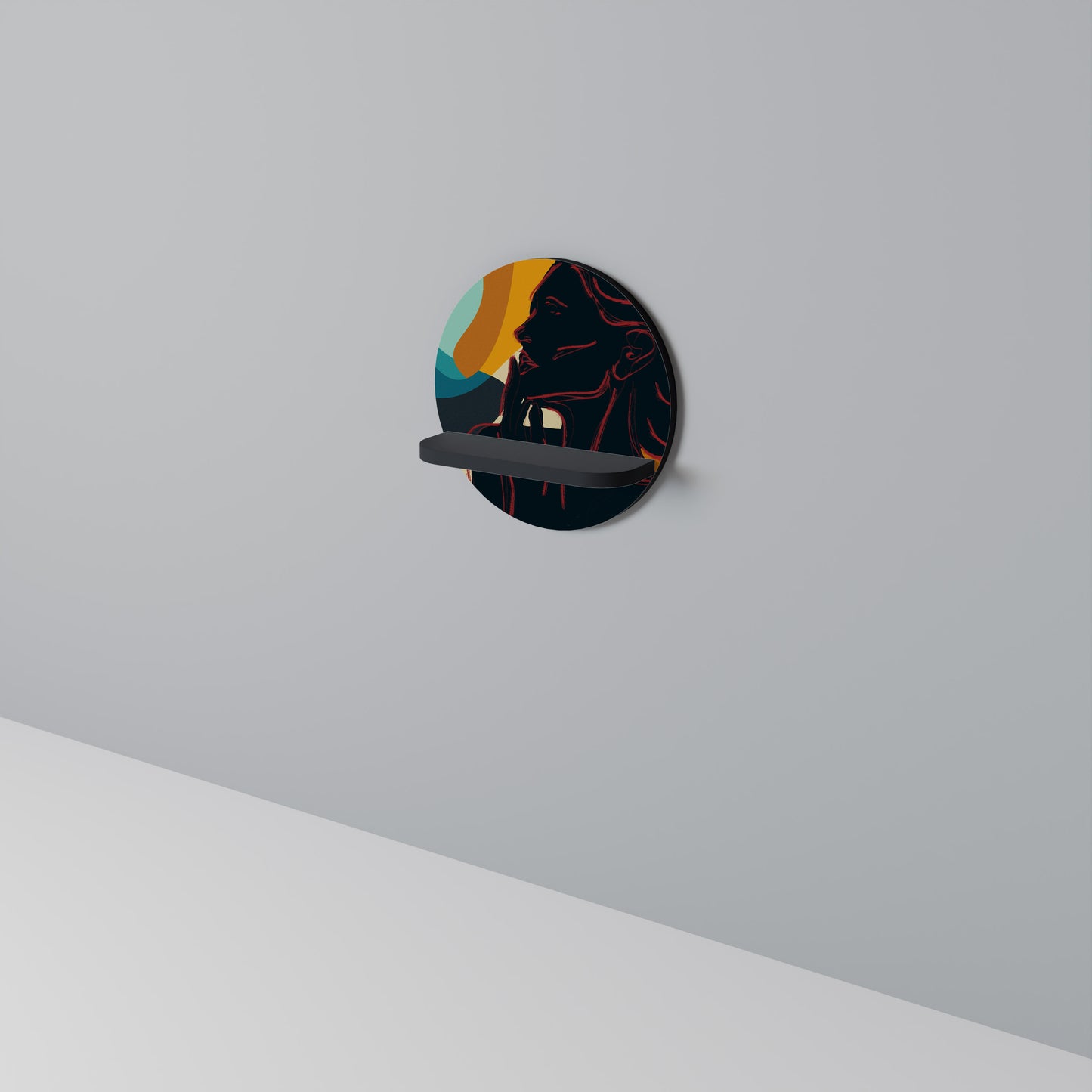SILHOUETTE SONATA Art Shelf