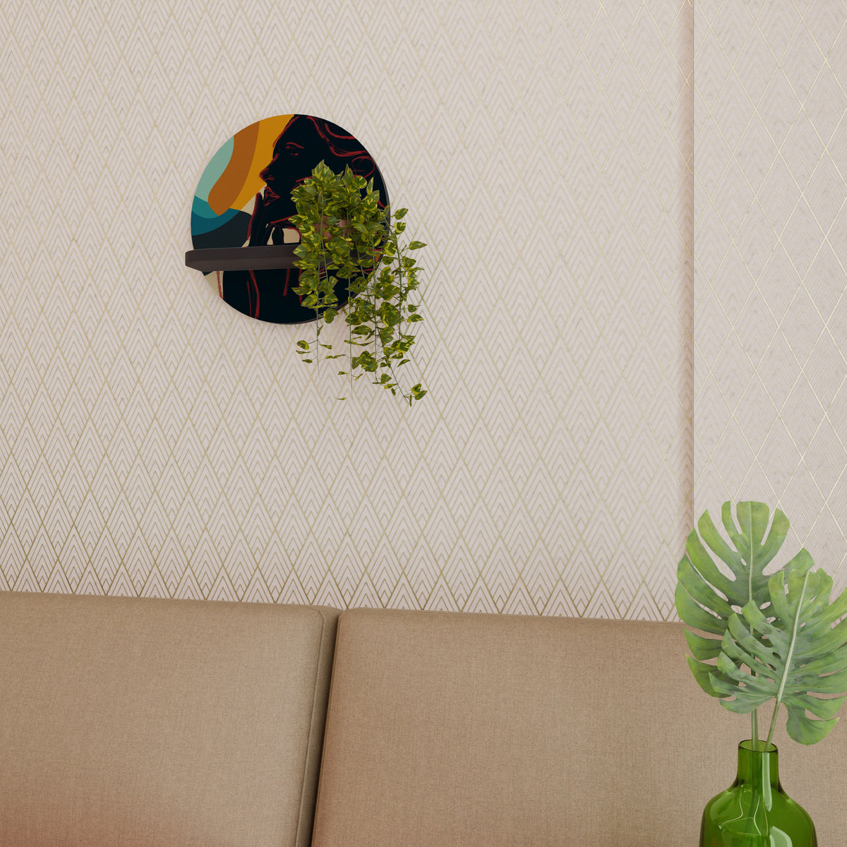 SILHOUETTE SONATA Διακοσμητικό Ράφι Art Shelf