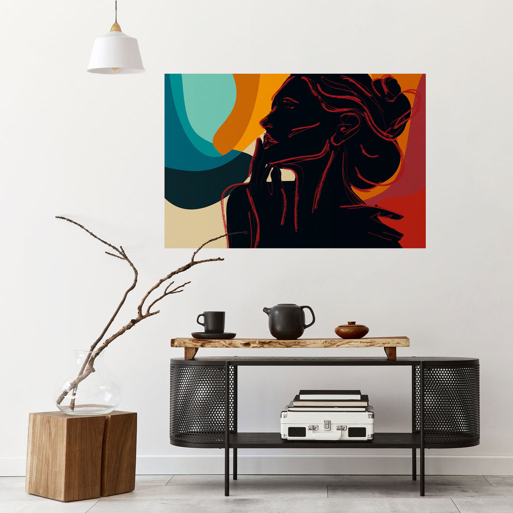SILHOUETTE SONATA Οριζόντια αφίσα με ξεφλούδισμα και κολλητική ταινία