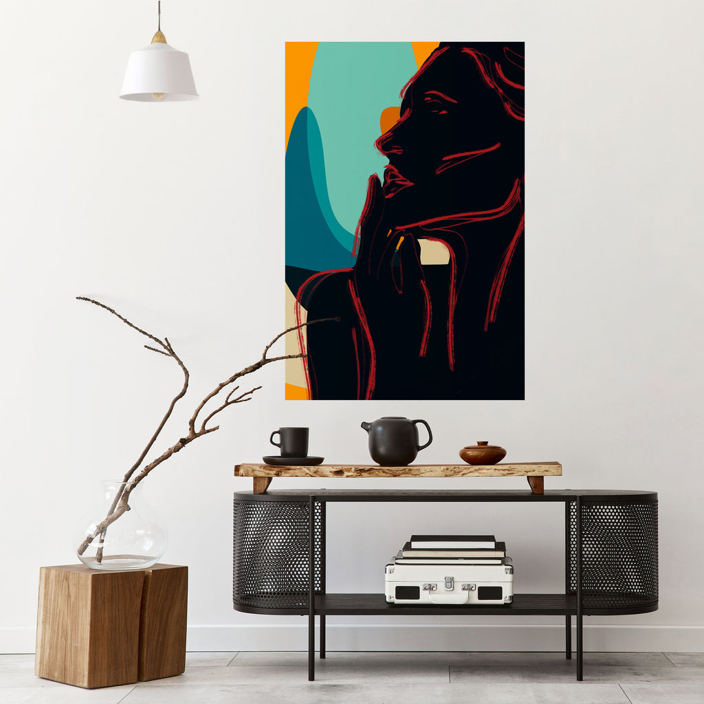 SILHOUETTE SONATA Κάθετη Αφίσα με Αποκόλληση και Κολλήσεις