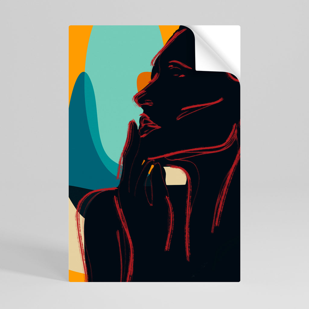 SILHOUETTE SONATA Κάθετη Αφίσα με Αποκόλληση και Κολλήσεις