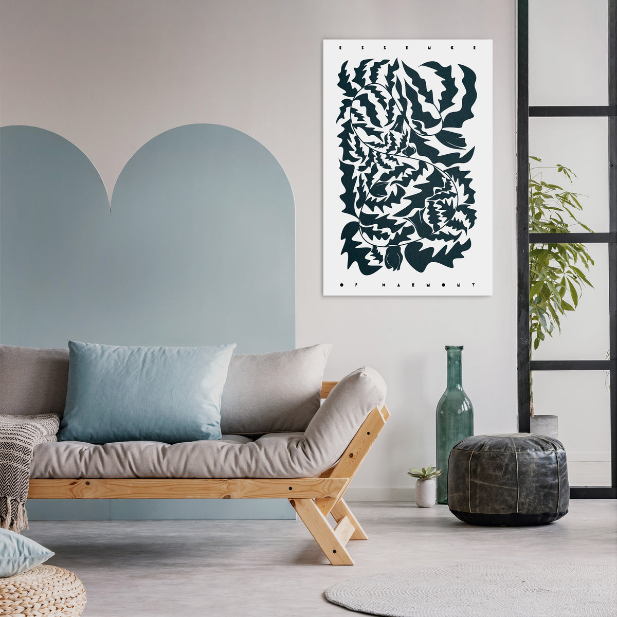 ETHEREAL ORNAMENT Κατακόρυφος Πίνακας σε Καμβά