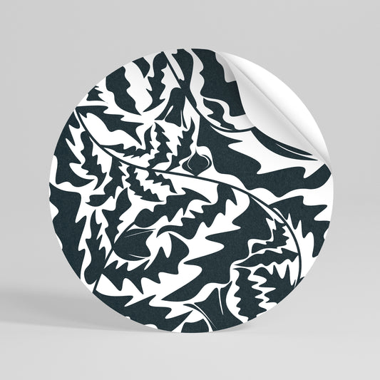 ETHEREAL ORNAMENT Αυτοκόλλητη Αφίσα στρογγυλή