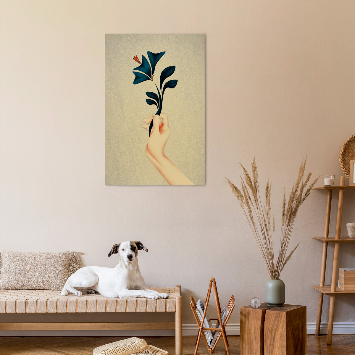 TAKE IT OR LEAF IT Vertical Canvas Print