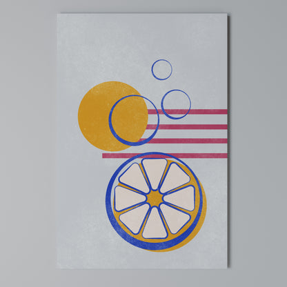 CITRUS SPARK Κατακόρυφος Πίνακας σε Καμβά