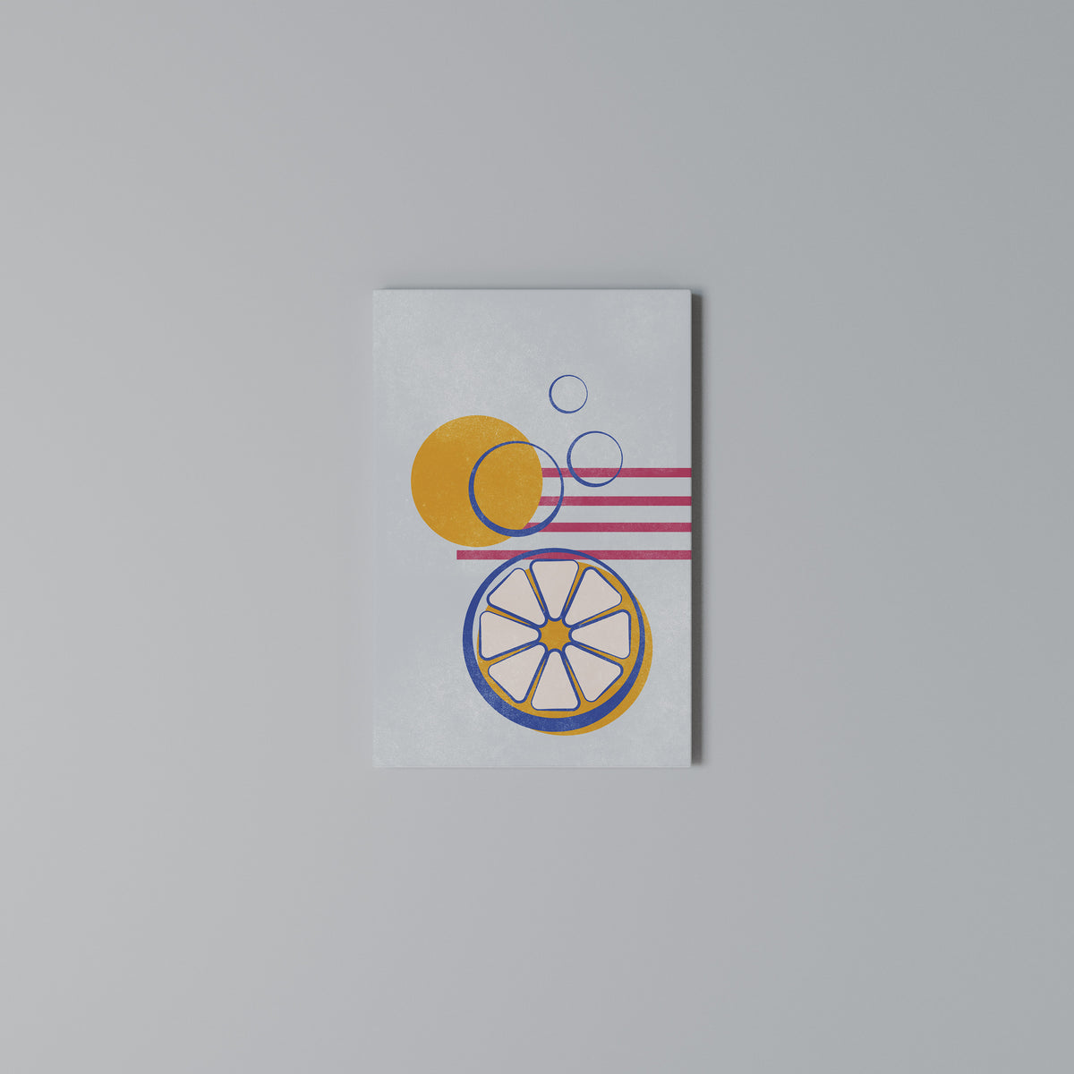 CITRUS SPARK Κατακόρυφος Πίνακας σε Καμβά