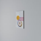 CITRUS SPARK Vertical Canvas Print