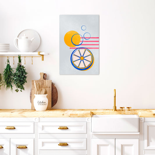 CITRUS SPARK Κατακόρυφος Πίνακας σε Καμβά