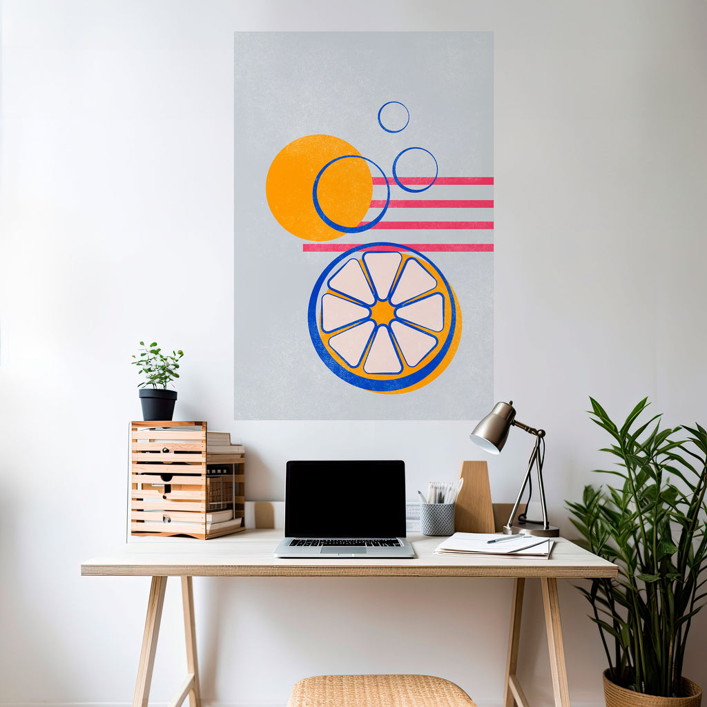 Αφίσα CITRUS SPARK με φλούδα και ραβδί