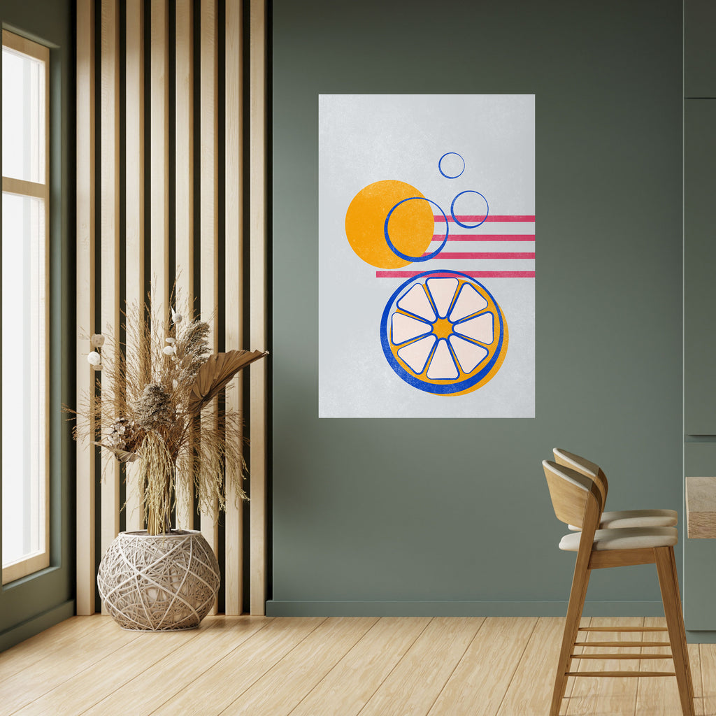 Αφίσα CITRUS SPARK με φλούδα και ραβδί