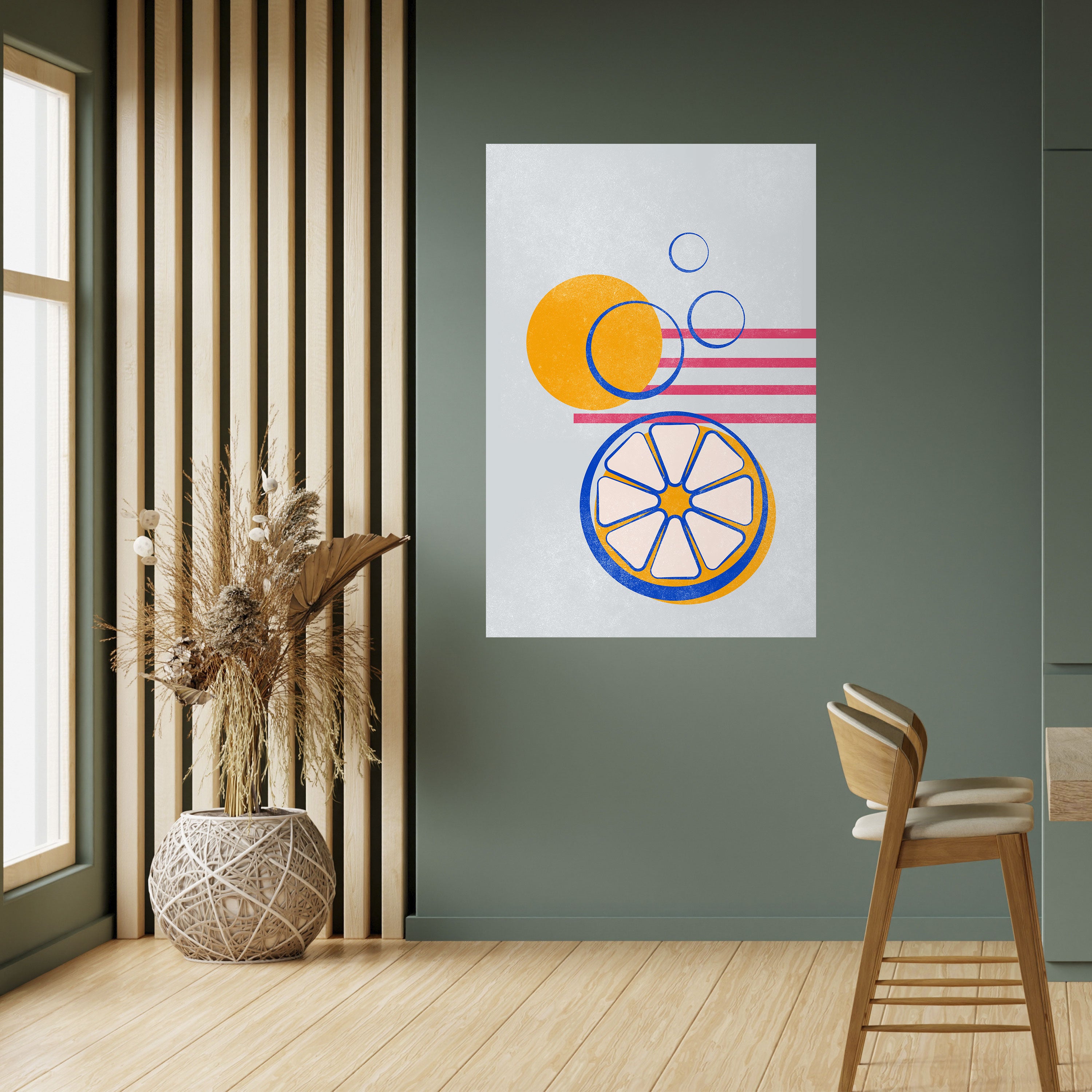 Αφίσα CITRUS SPARK με φλούδα και ραβδί