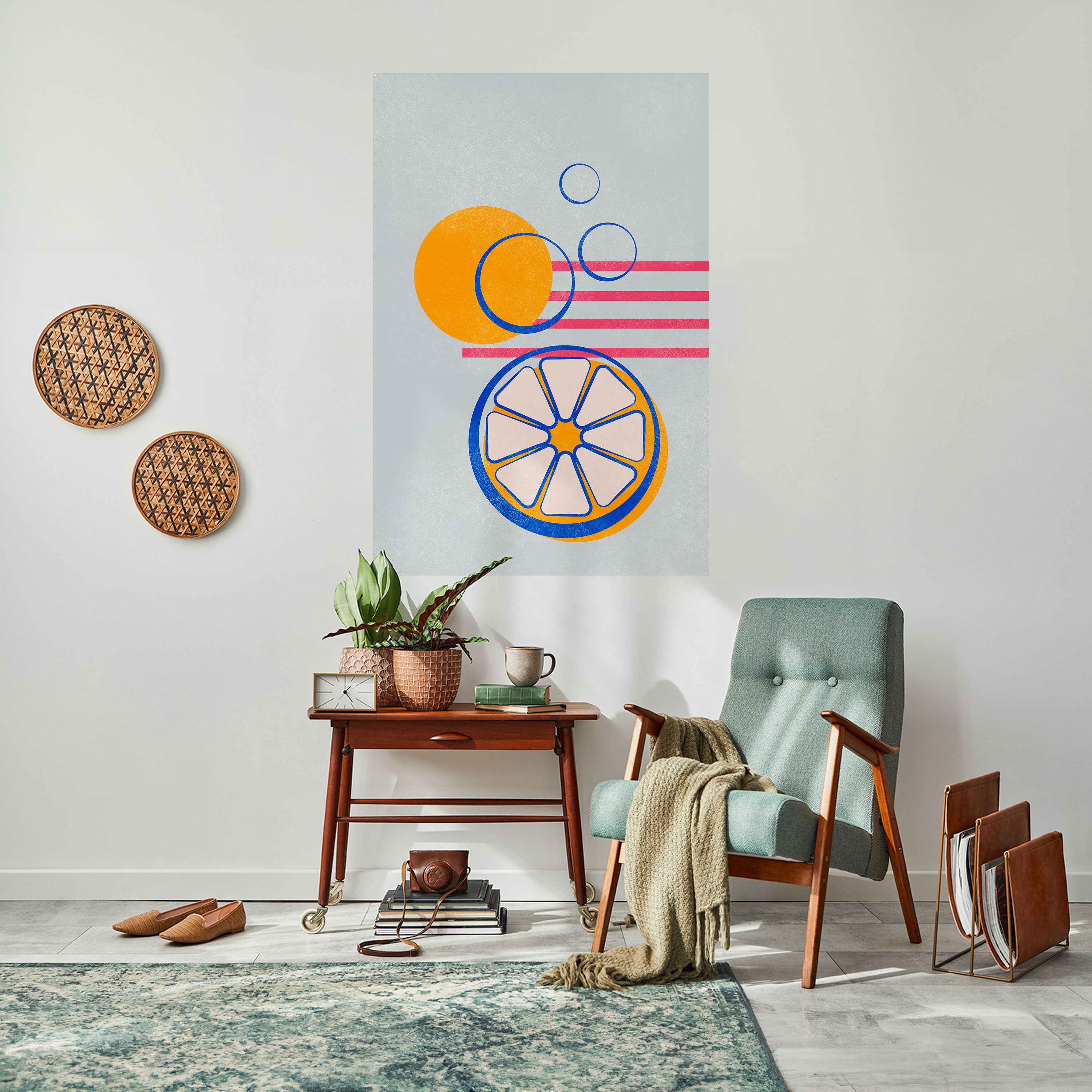 Αφίσα CITRUS SPARK με φλούδα και ραβδί