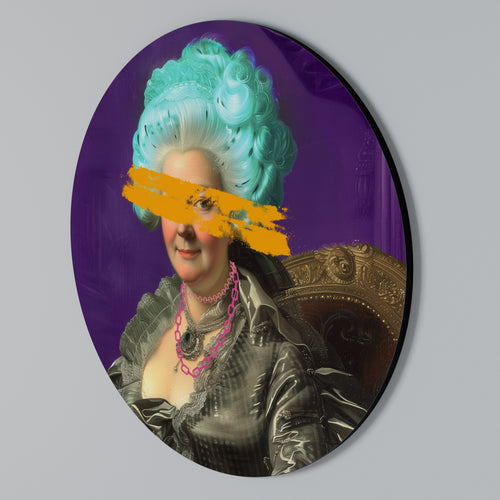 BAROQUE CHIC Στρογγυλός πίνακας ζωγραφικής