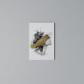 GILDED BLINDNESS Vertical Canvas Print