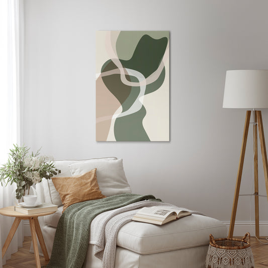 ART OF GREEN Vertical Canvas Print