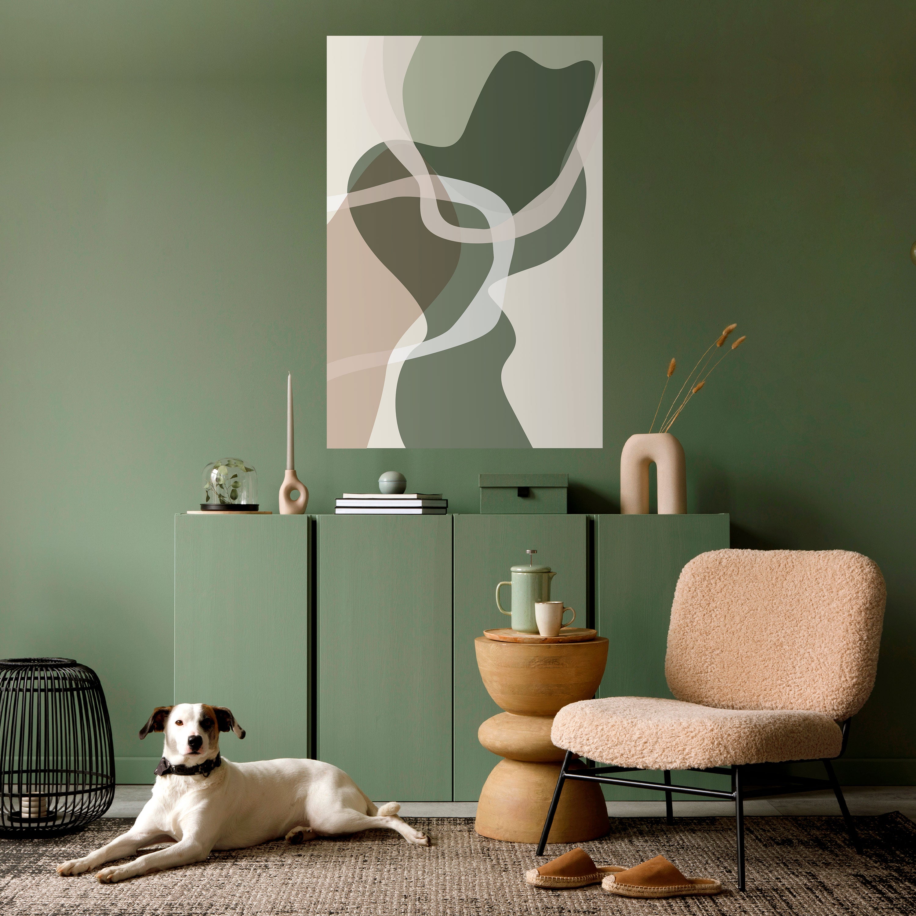 ART OF GREEN Αφίσα με κάθετη κόλλα και κολλήματα