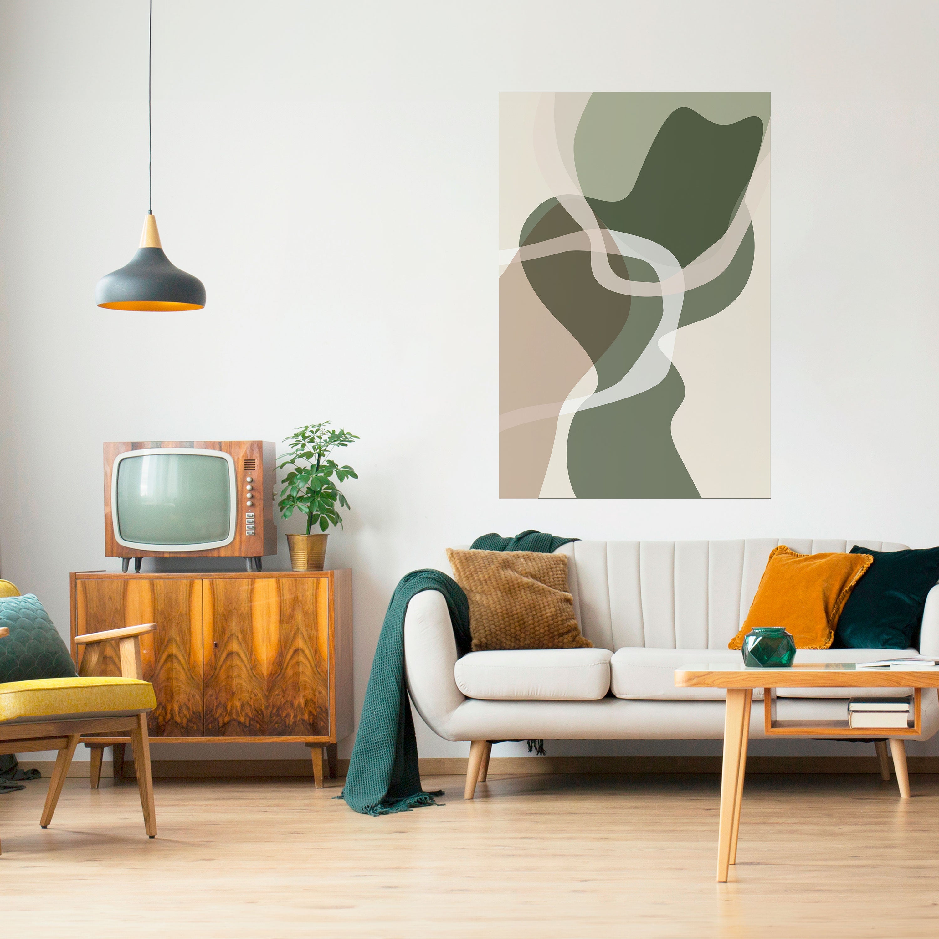 ART OF GREEN Αφίσα με κάθετη κόλλα και κολλήματα