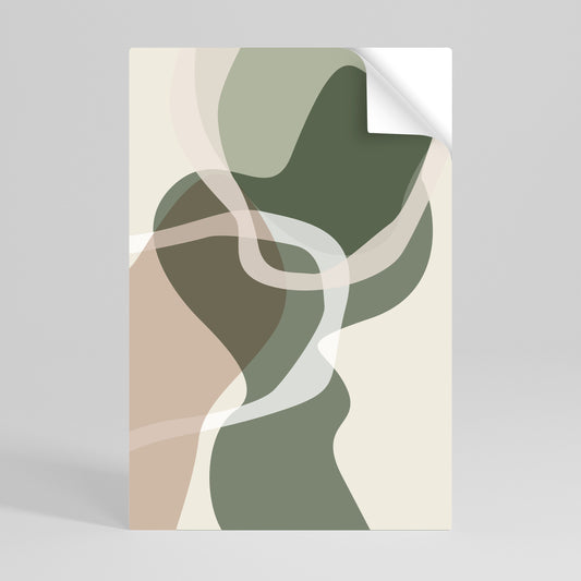 ART OF GREEN Αυτοκόλλητη Αφίσα κάθετη
