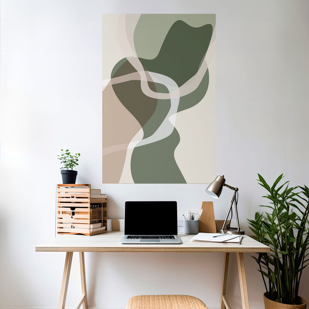 ART OF GREEN Αφίσα με κάθετη κόλλα και κολλήματα