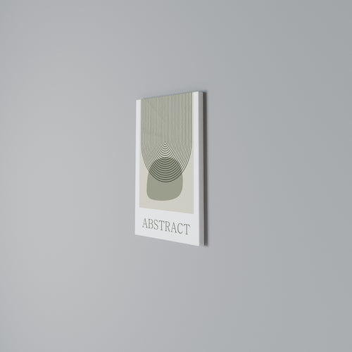 GREEN ABSTRACT Κατακόρυφος Πίνακας σε Καμβά