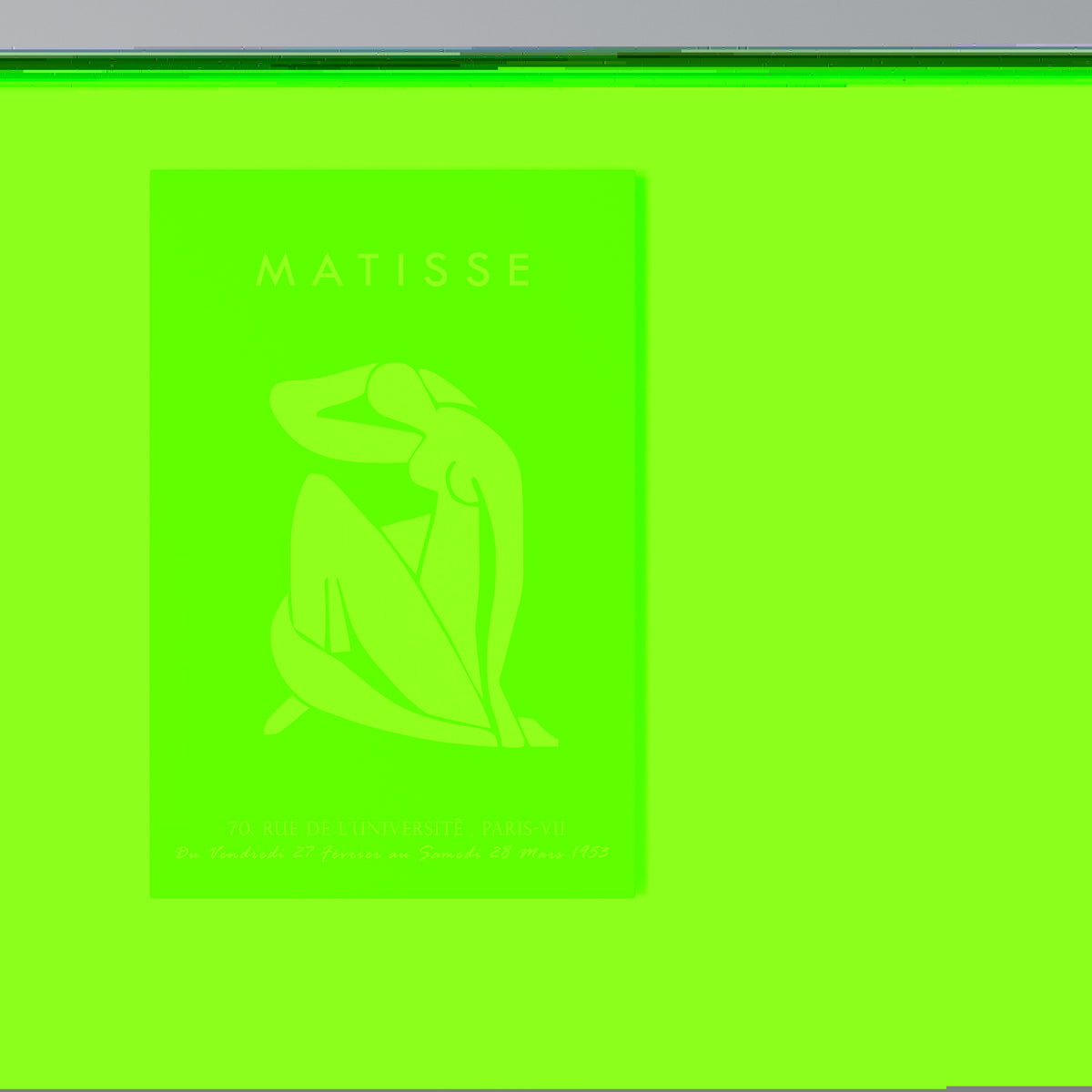 MATISSE NUDES Κατακόρυφος Πίνακας σε Καμβά