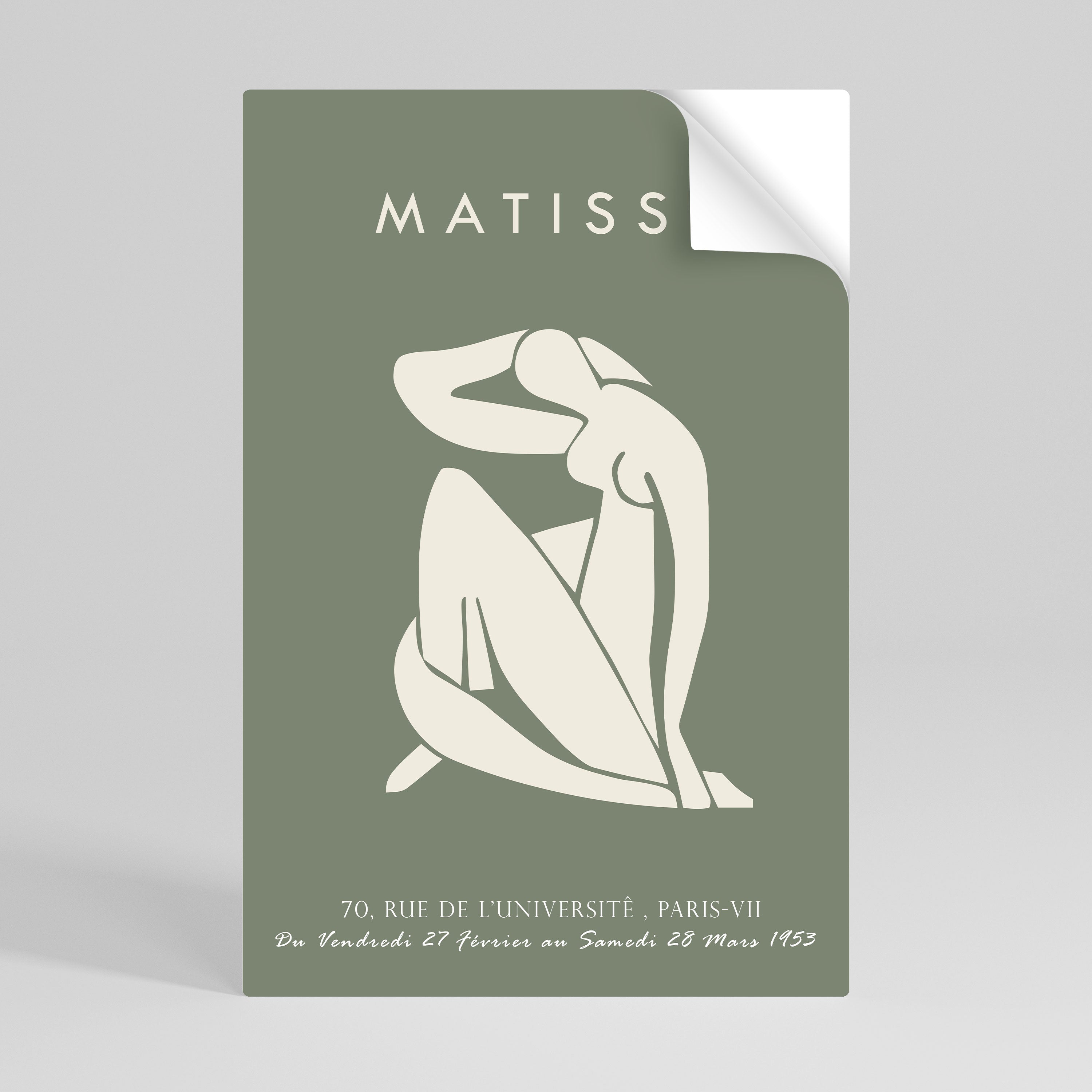 Αφίσα MATISSE NUDES Peel and Stick Vertical