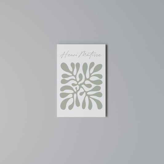 SHAPE OF MATISSE Vertical Canvas Print