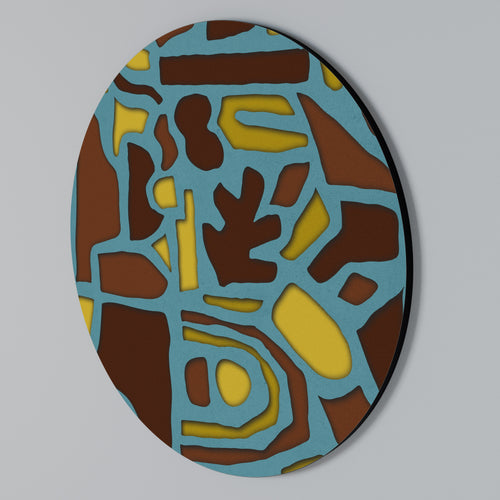 SHAPE EXTRAVAGANZA Round Wall Art