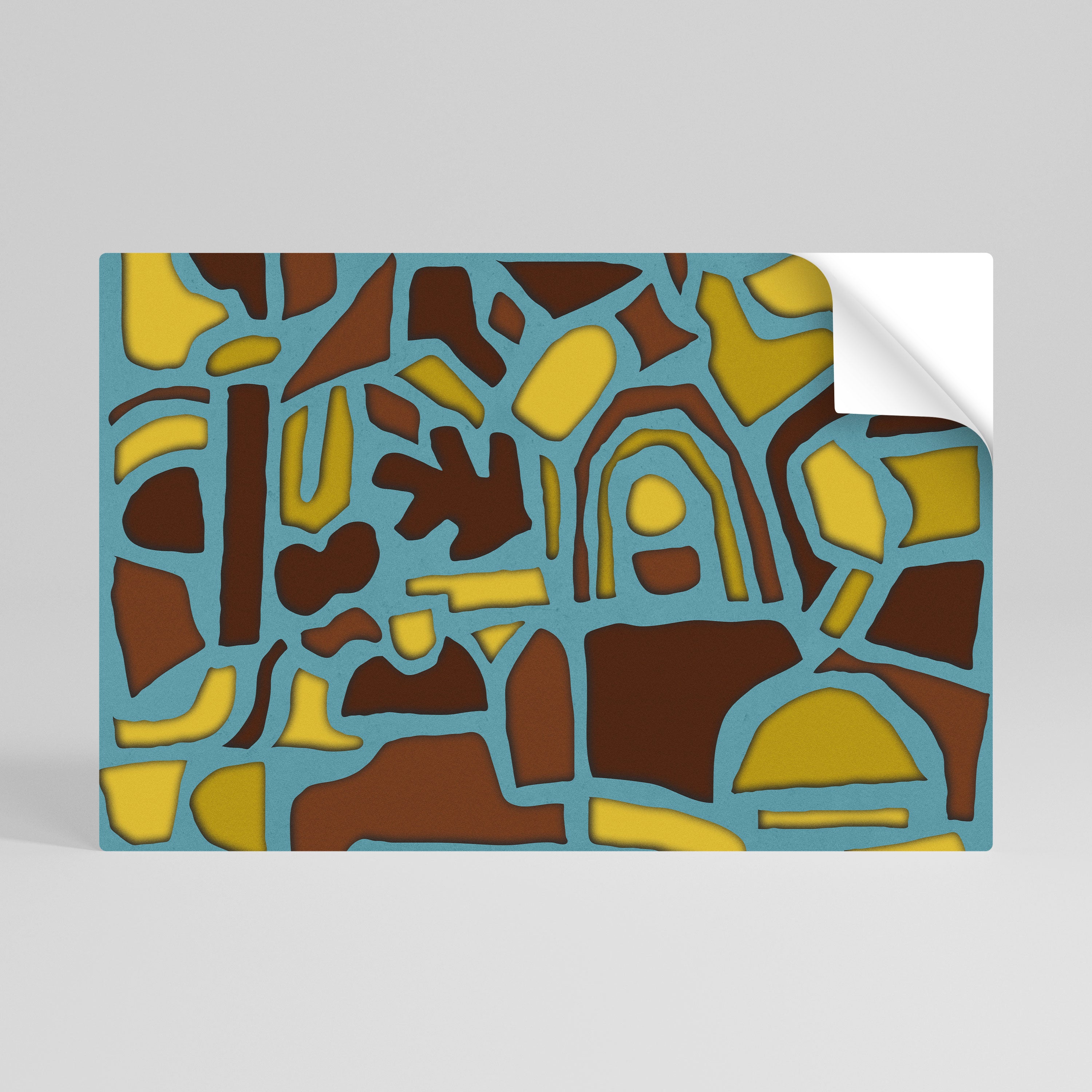 SHAPE EXTRAVAGANZA Αυτοκόλλητη "Peel and Stick" Αφίσα οριζόντια