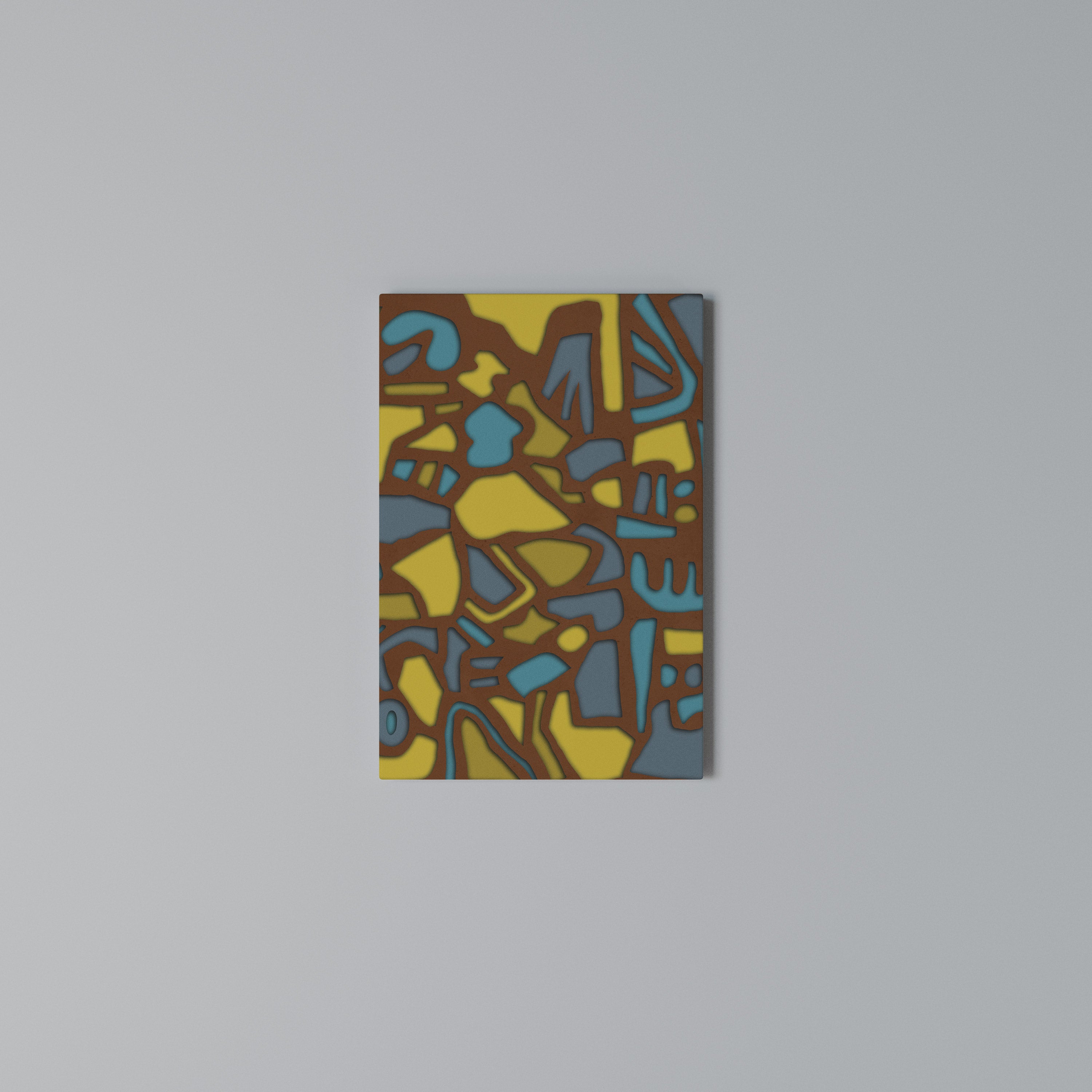 FORM SHUFFLE Vertical Canvas Print