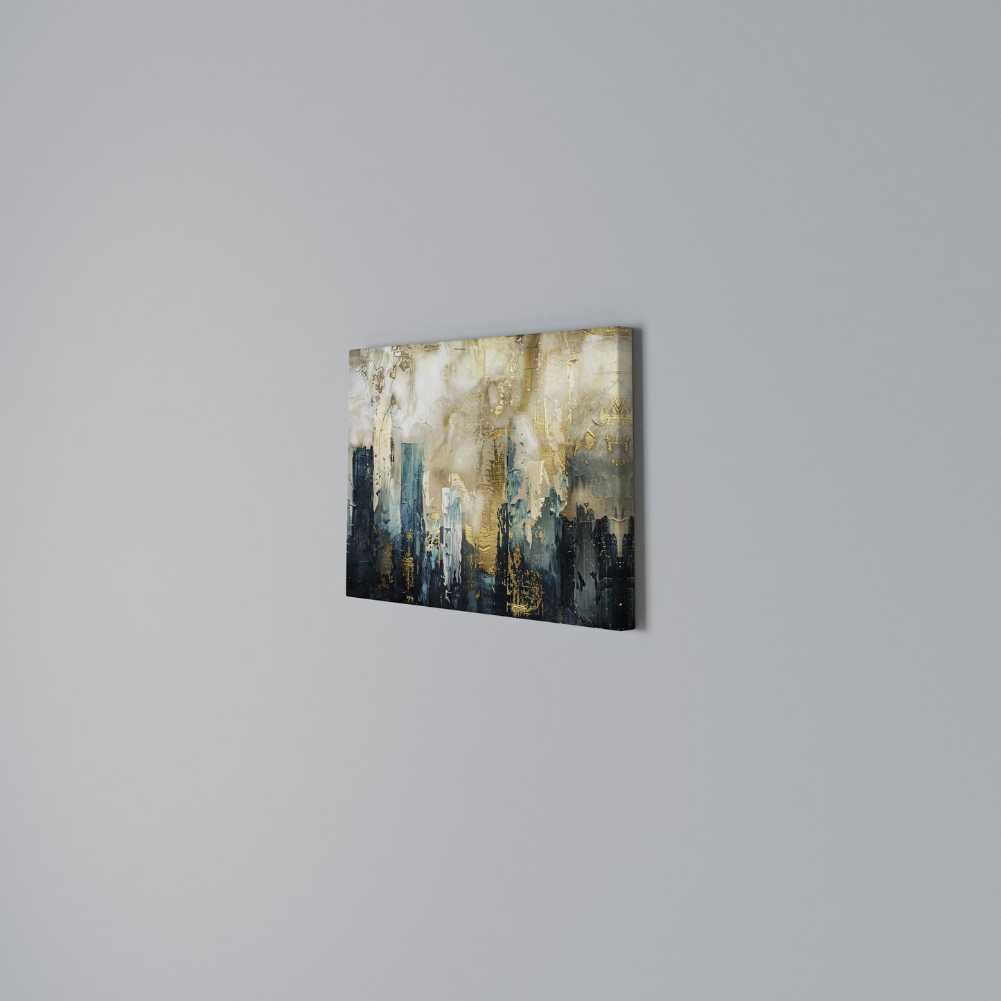 TOWN COLLAPSE Horizontal Canvas Print