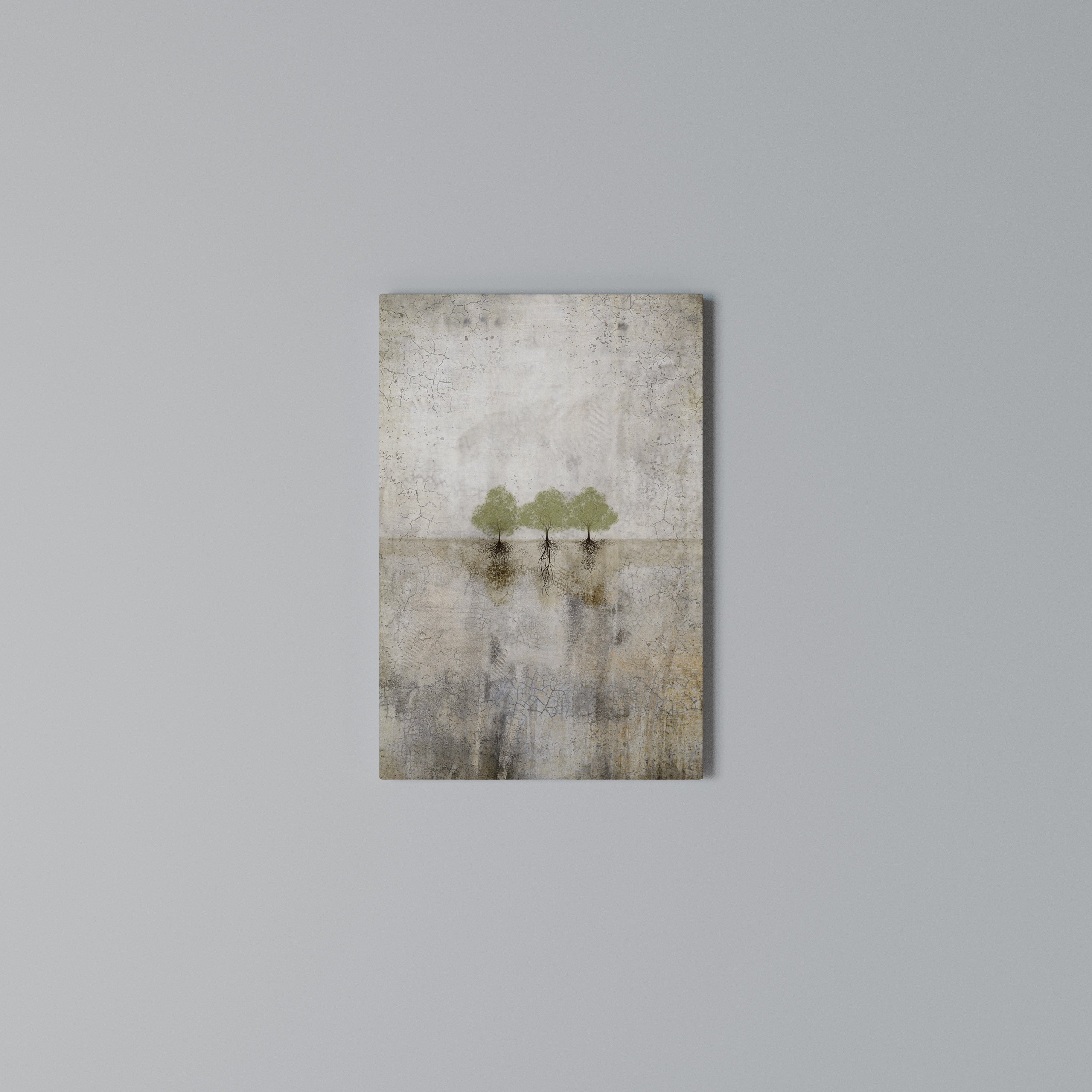 ROOTS OF TIME Vertical Canvas Print
