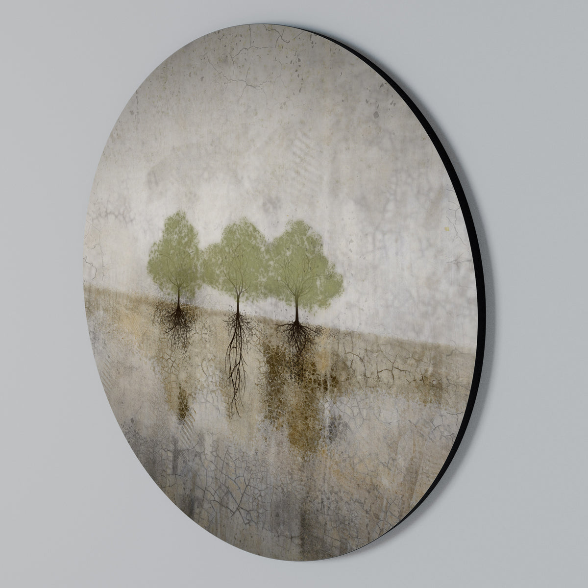 ROOTS OF TIME Στρογγυλός πίνακας ζωγραφικής