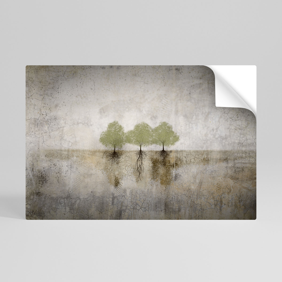 ROOTS OF TIME Αυτοκόλλητη Αφίσα οριζόντια