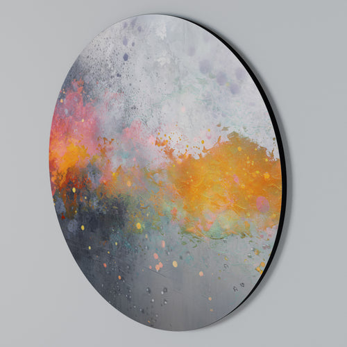 PIXY ROAD Round Wall Art