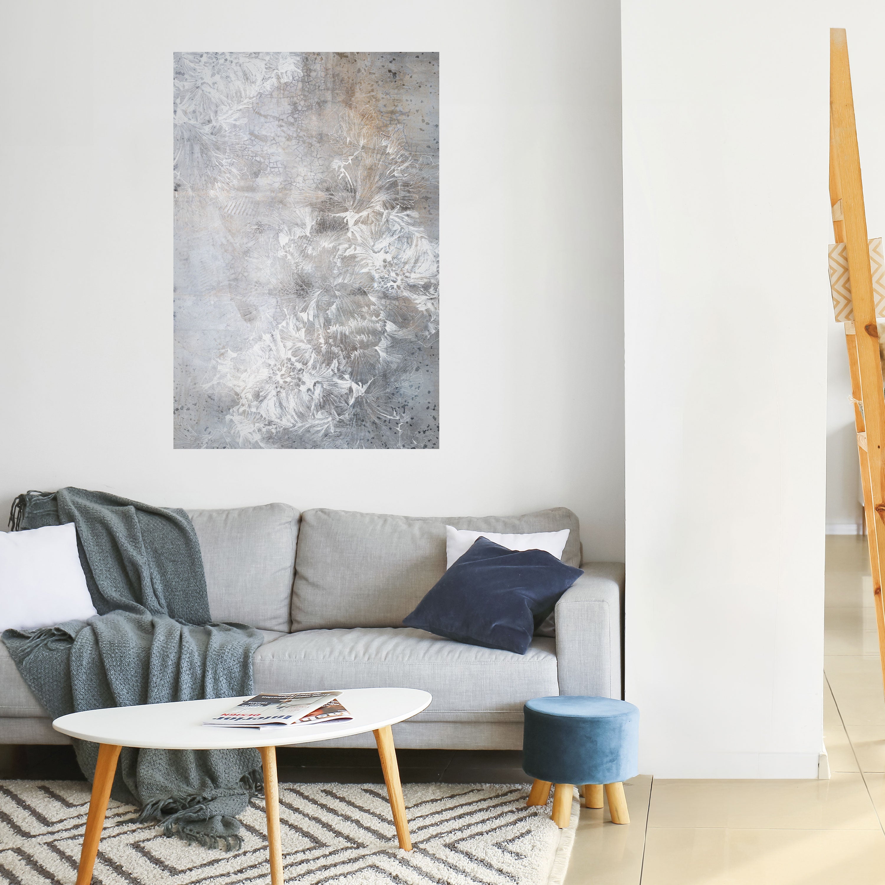 WHITE WHISPER Αφίσα με δυνατότητα ξεφλουδίσματος και κολλήματος κάθετης τοποθέτησης