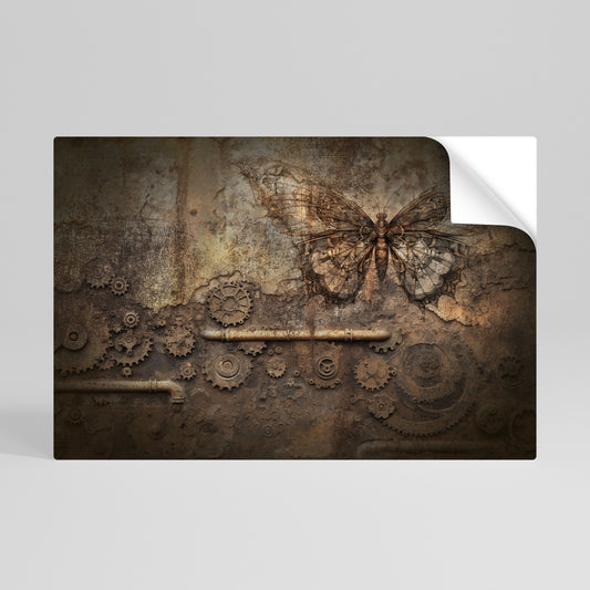 MECHANICAL BUTTERFLY Αυτοκόλλητη Αφίσα οριζόντια