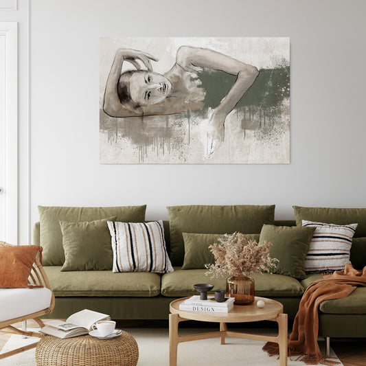 FROZEN IN TIME Horizontal Canvas Print