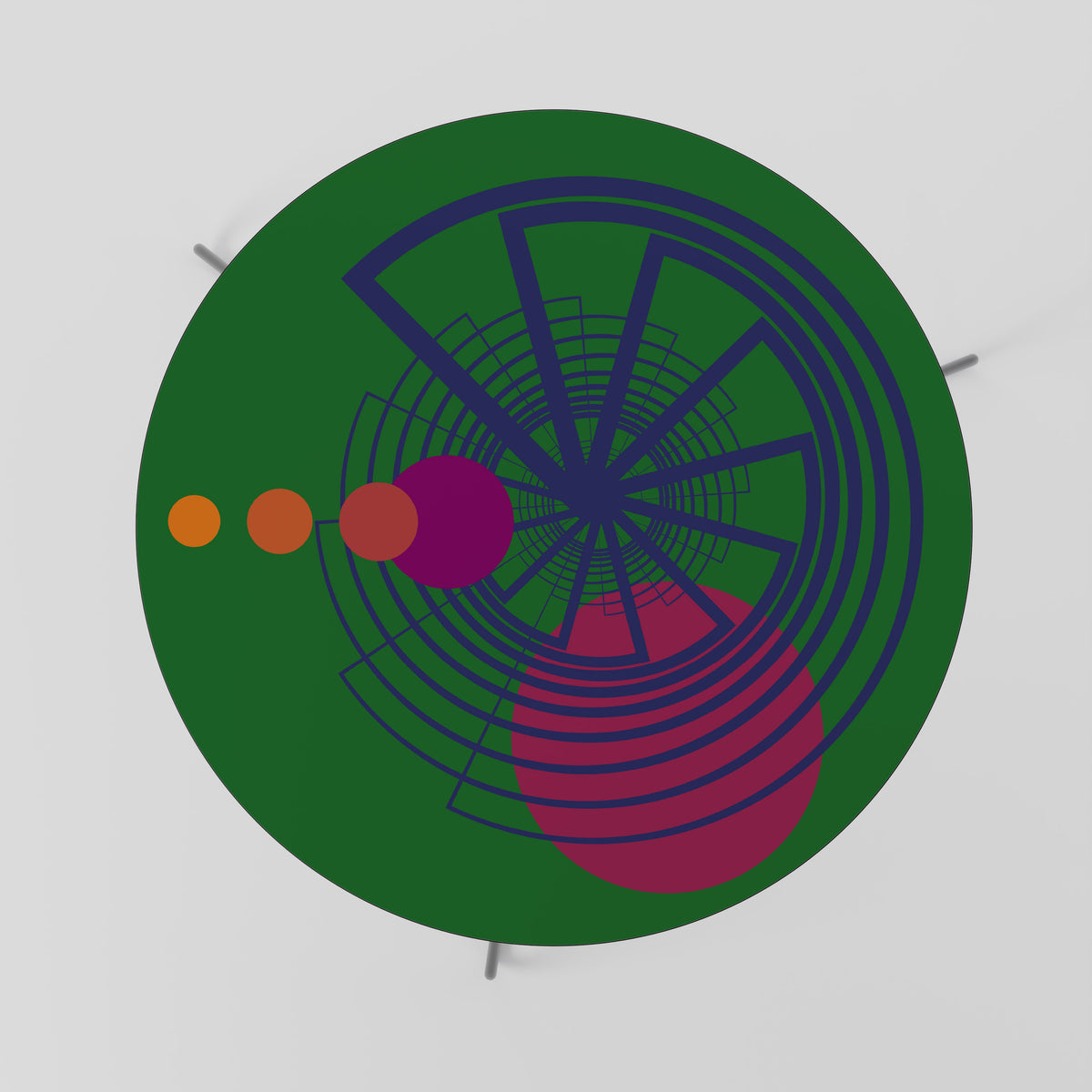 VIVID COLORWHEEL Τραπεζάκι σαλονιού