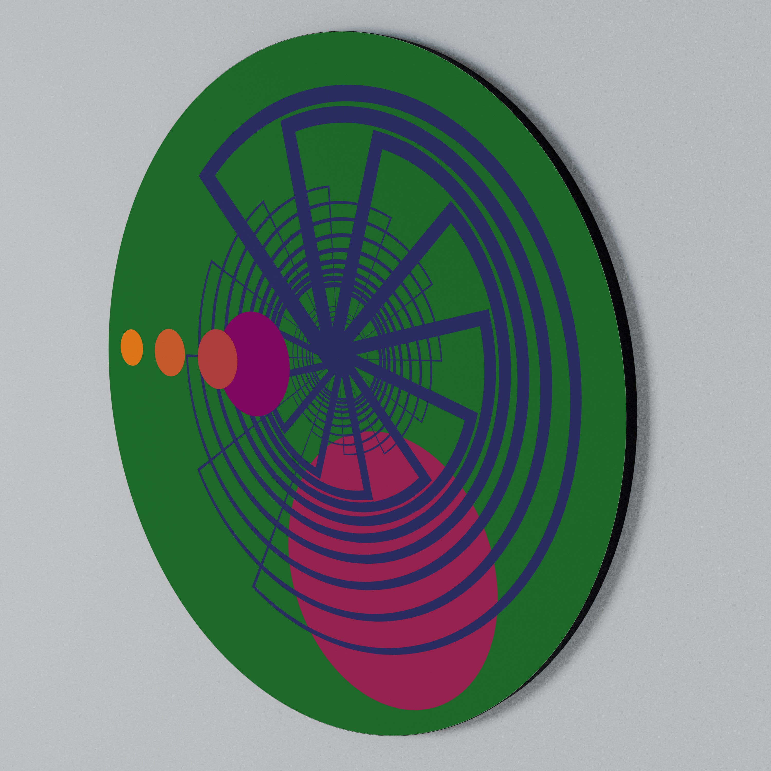 VIVID COLORWHEEL Στρογγυλός πίνακας ζωγραφικής