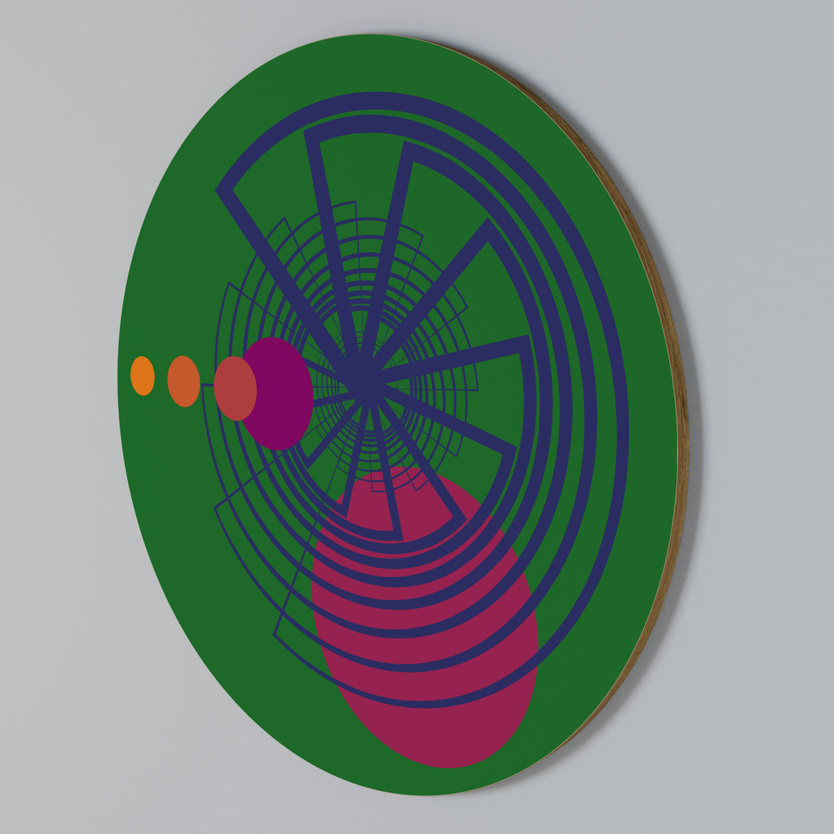 VIVID COLORWHEEL Στρογγυλός πίνακας ζωγραφικής
