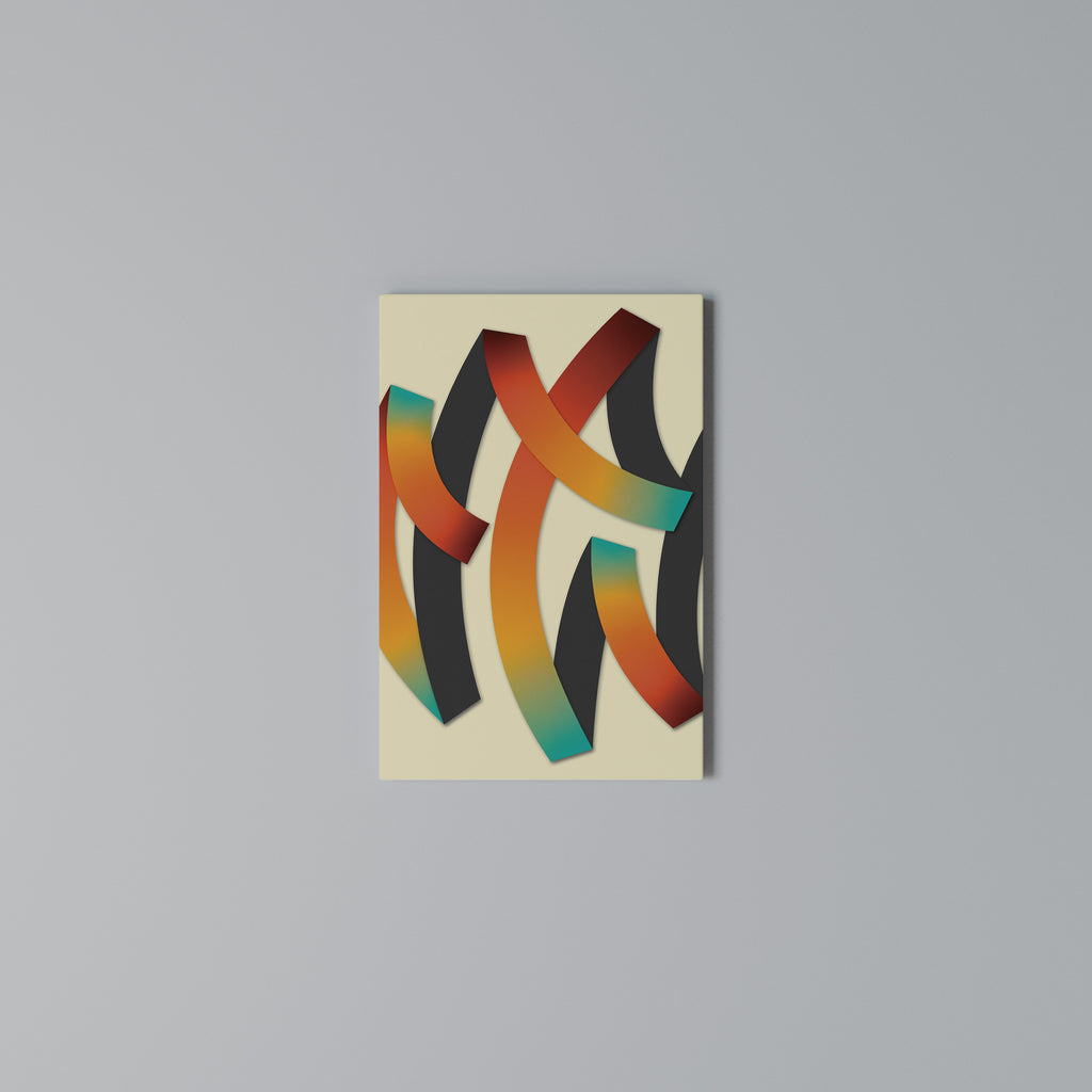 RIBBON REVERIE Vertical Canvas Print