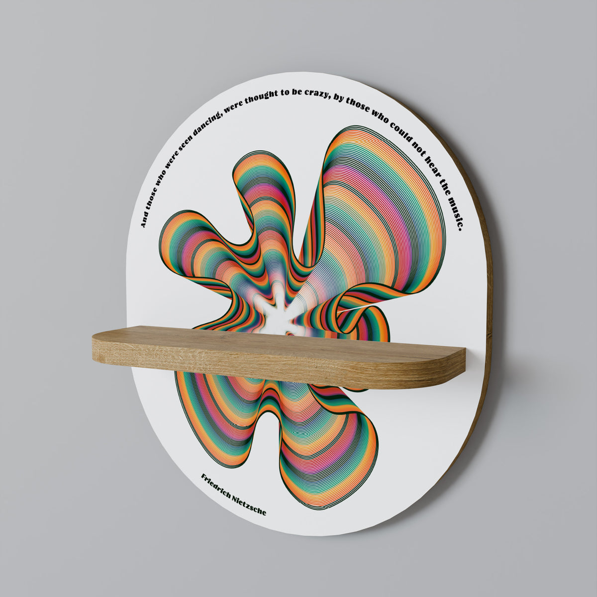 NOSTALGIC ECHOES [ENG] Διακοσμητικό Ράφι Art Shelf