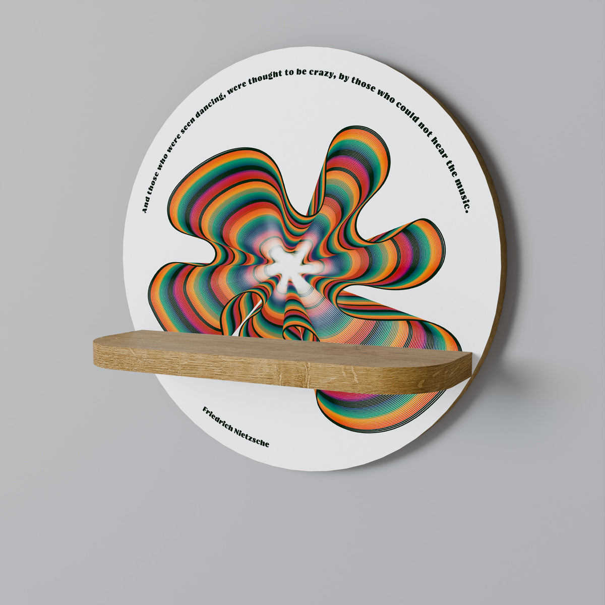 NOSTALGIC ECHOES [ENG] Διακοσμητικό Ράφι Art Shelf