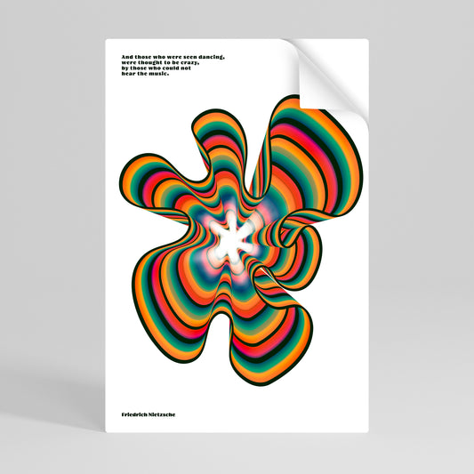 NOSTALGIC ECHOES [ENG] Peel and Stick Vertical Poster